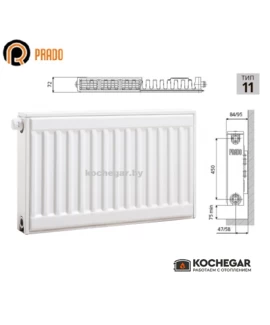 Стальной радиатор Prado Universal тип 11 500x800