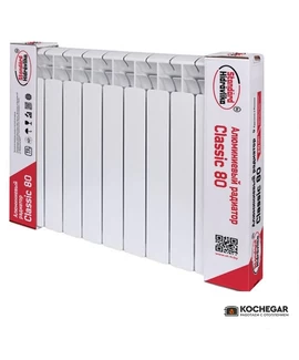 Алюминиевый радиатор Standard Hidravlika Classic 80, 10 секций
