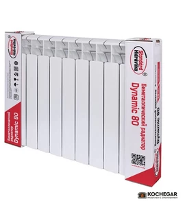 Биметаллический радиатор Standard Hidravlika Dynamic 80, 10 секций