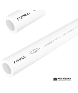 Полипропиленовая труба Formul PP-R, армированная стекловолокном, PN 20, 32×4,4 мм