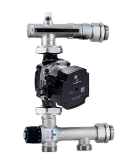 Насосно-смесительный узел для тёплого пола Barberi 27B040N4T3 с насосом Grundfos UPM3 AUTO 25-65
