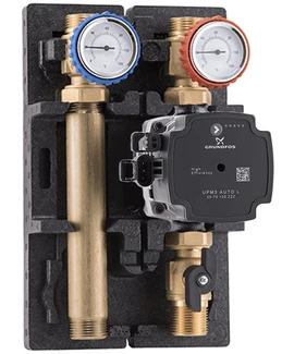 Насосная группа прямая Barberi 01G02000L DN20 с насосом UPM3 AUTO 15-70