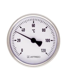 Термометр биметаллический AFRISO BiTh 63 погружной, 0–120 °C