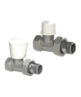 Комплект кранов радиаторных Arco KCM13 прямой, 1/2″